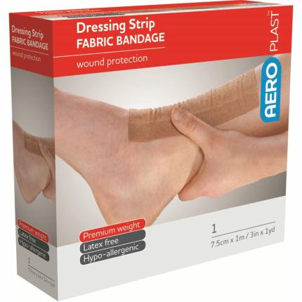 Adhesive dressing - fabric (7.5cm x 1m)