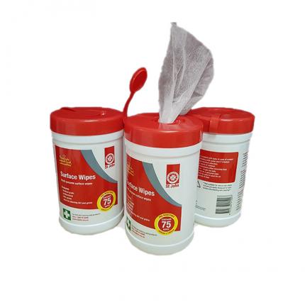 Alcohol surface wipes (tub of 75)