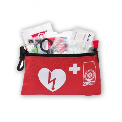 Defibrillator barrier ready kit