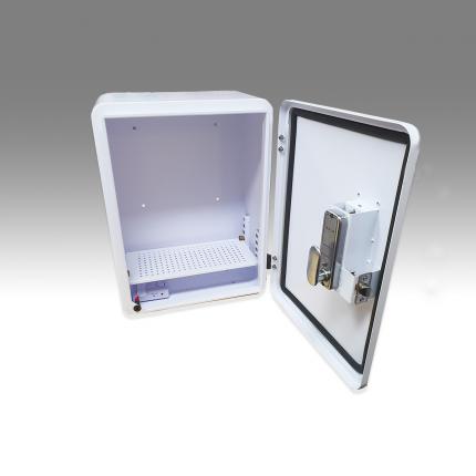 Defibrillator cabinet - outdoor keypad lock & alarm