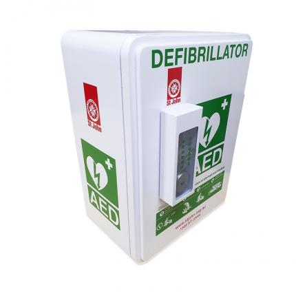 Defibrillator cabinet - outdoor keypad lock & alarm