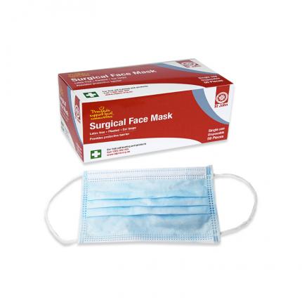 Disposable surgical face mask - 50 pack