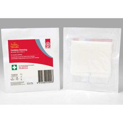 Dressing - combine sterile 10cm x 20cm