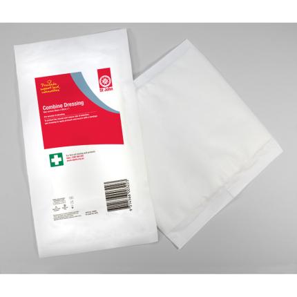 Dressing - combine sterile 20cm x 20cm | St John Ambulance SA