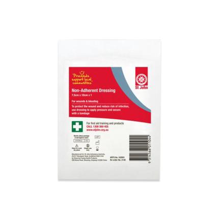 Dressing - non-adherent 7.5cm x 10cm
