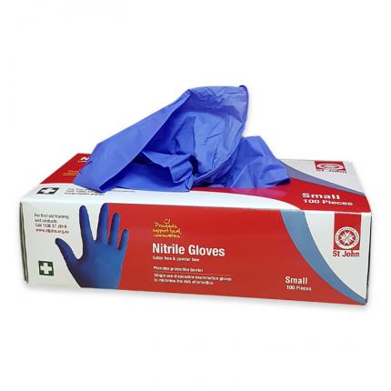 Nitrile gloves - small (box of 100)