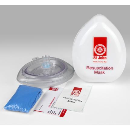 Pocket mask in hard case