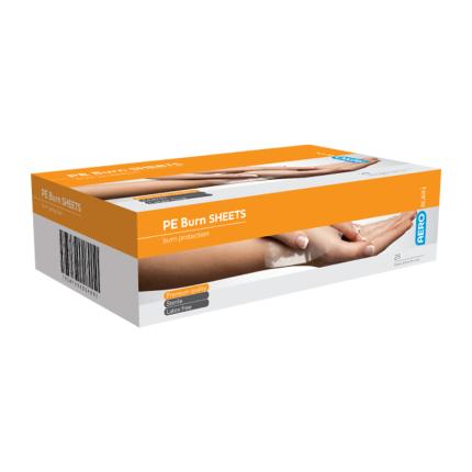 Polythene sheets - burns sheet small 10cm x 10cm
