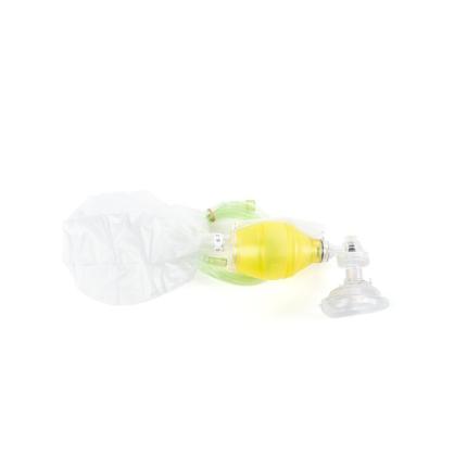 Resuscitation bag and mask - disposable child