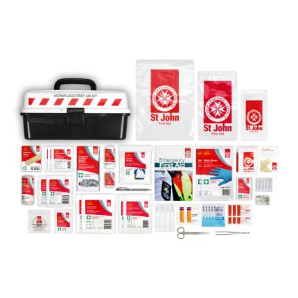 Small Workplace First Aid Kit - hard case
