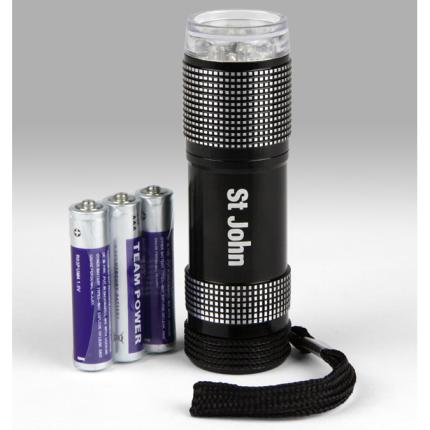 Torch LED black metal