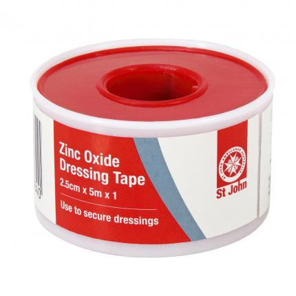 Zinc oxide tape 2.5cm x 5m