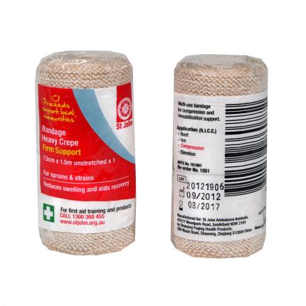 Heavy crepe bandage 7.5cm x 1.5m