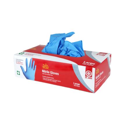 Nitrile gloves - large (box of 100)