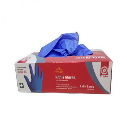 Nitrile gloves - extra large (box of 100)