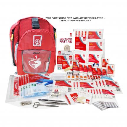 Workplace National Mobile First Aid Backpack / AED carry case included