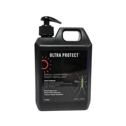 Sunscreen 50+ Pump Pack 1 Litre with Insect Repellent