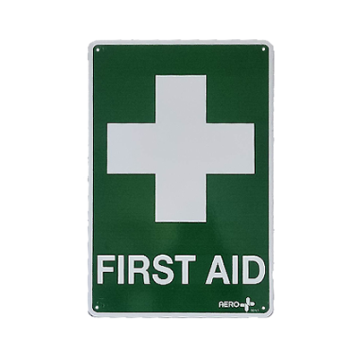 First aid metal sign 434876M