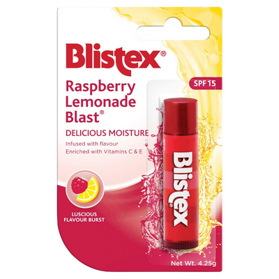 Blistex Raspberry Lemonade Blast Lip Balm SPF 15+ 4.25g Stick