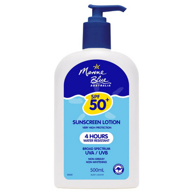Marine Blue Dry Touch Sunscreen Lotion SPF 50+ 500ml