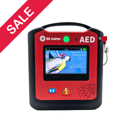 St John X3 defibrillator sale
